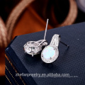 925 Sterling Silber Schmuck, Opal Ohrringe JWE2472B